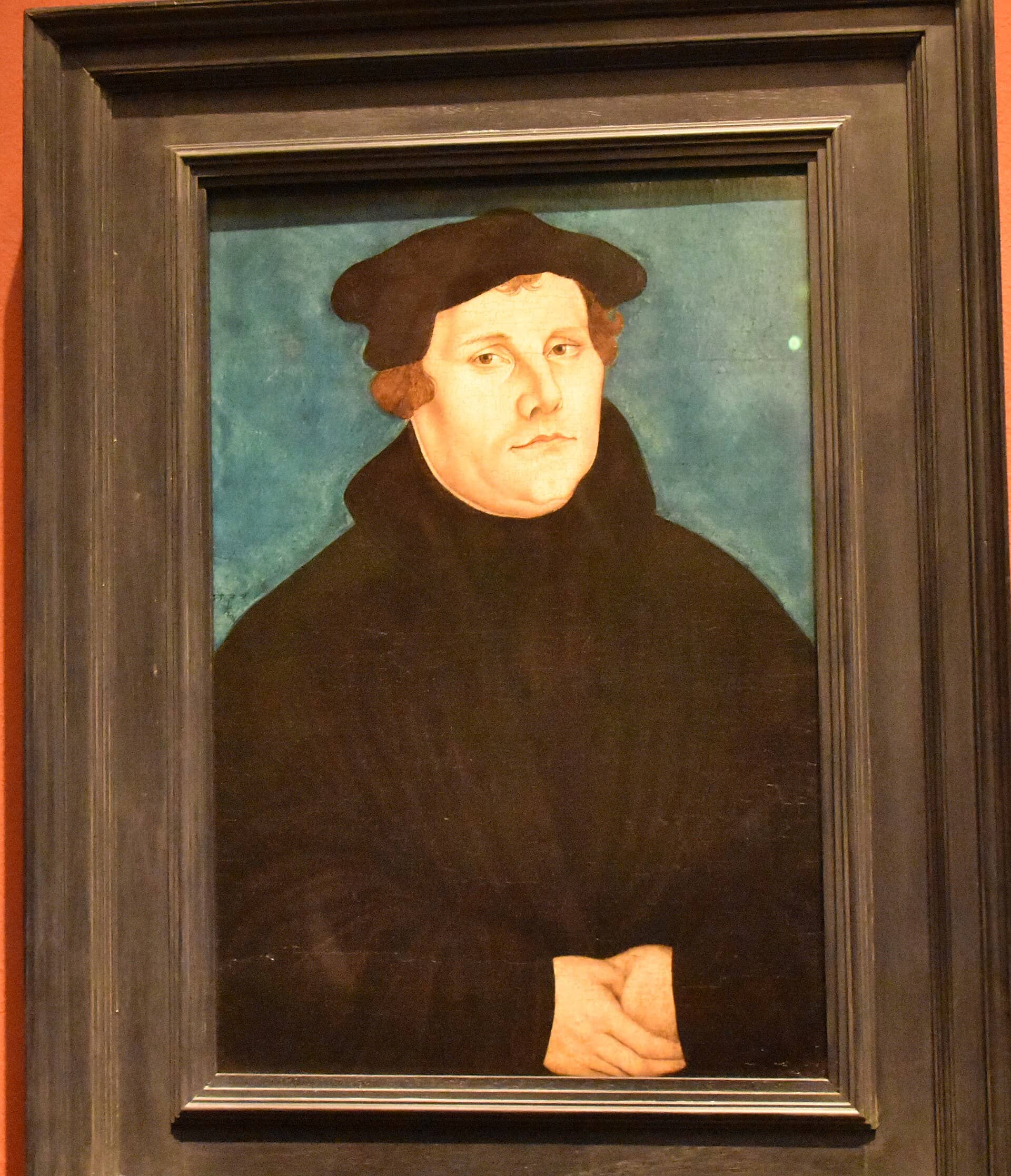 Retrato de Martinho Lutero pintado por Lucas Cranach, o Velho