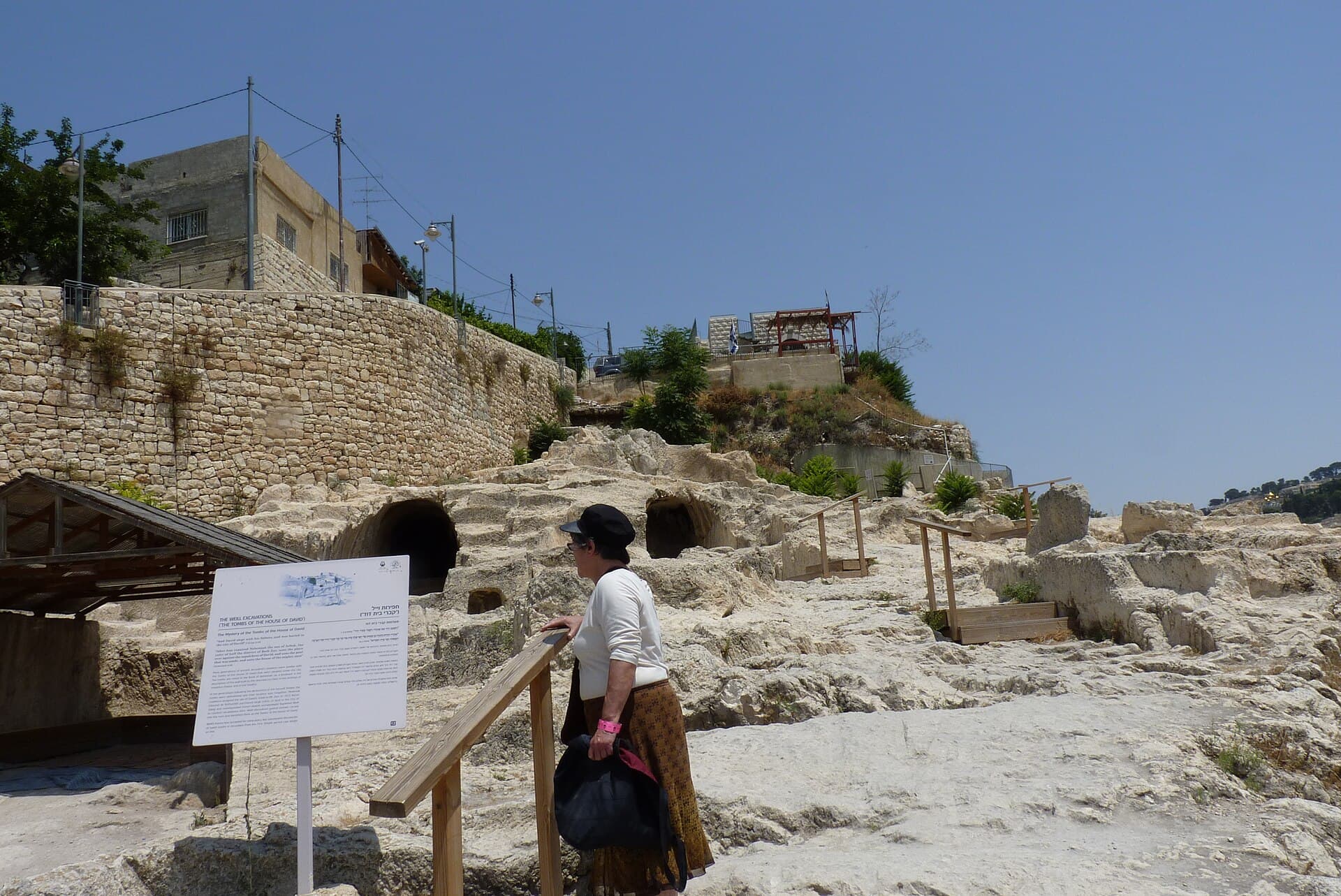 Sítio arqueológico da Cidade de Davi, em Jerusalém
