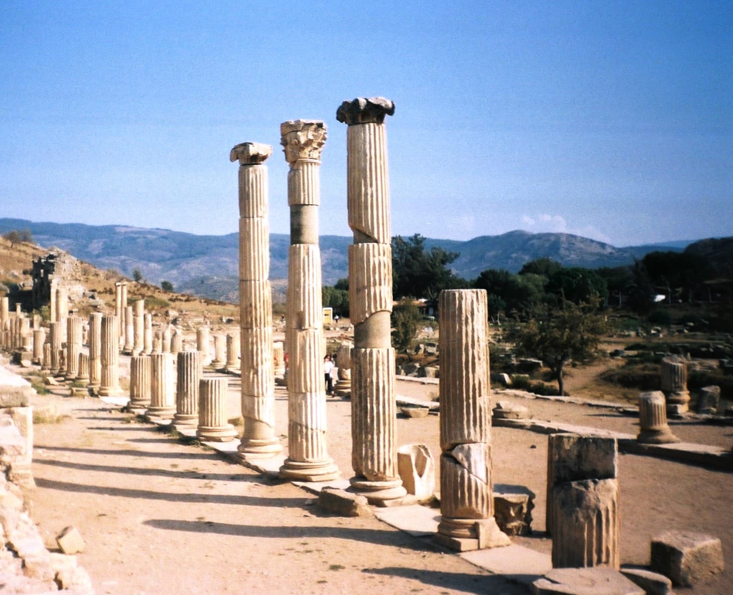 Ruínas da antiga cidade de Éfeso, na Turquia