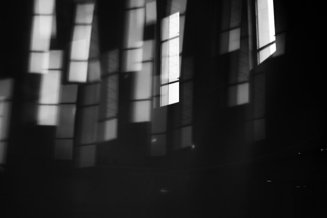 Abstract pattern of light and shadow